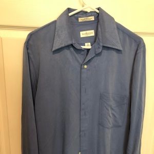 Blue button down shirt